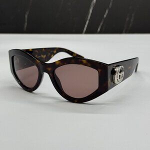 NEW GUCCI SUNGLASSES HAVANA WOMEN CAT EYE EYEWEAR GUCCI GG1951S 002